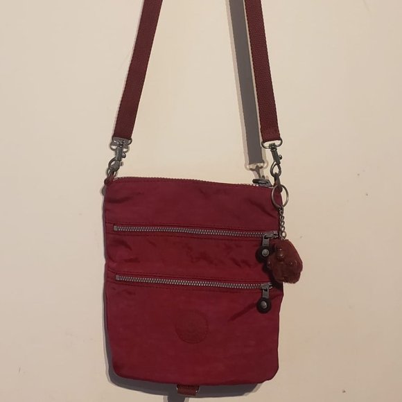 Kipling Bags Kipling Rizzi 2 In Crossbody Bag Color Burgundy Poshmark